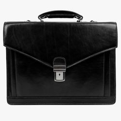 Full-Grain Italian Leather Briefcase $189