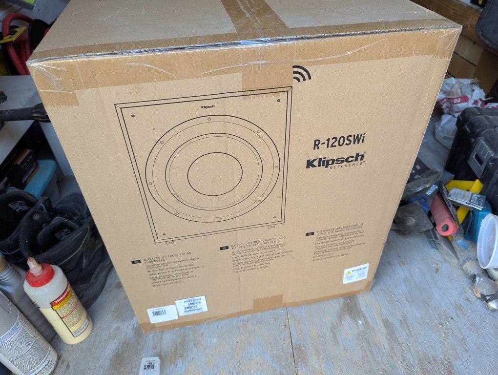 Brand New Klipsch Wireless 12" Sub R-120swi