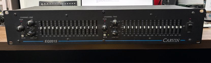 CARVIN EQ2015 Dual 2/3 Octave Equalizer