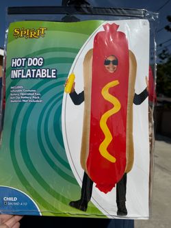 Spirit Hot Dog Inflatable Child Costume SM/MD
