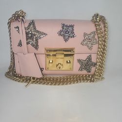 Gucci star pink bag