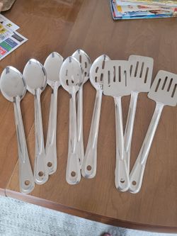 New stainless steel kitchen utensils