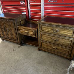 Rustic Solid Wood Bedroom Set – Dresser, Nightstand & Cabinet Free Delivery 🚚