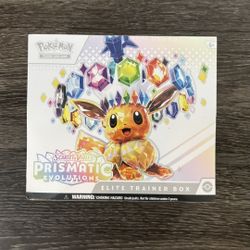 Pokemon Prismatic Evolutions Elite Trainer Box