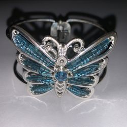 Beautiful Beaded Butterfly Bracelet 