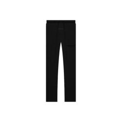 Black Essentials Sweatpants Uncuffed