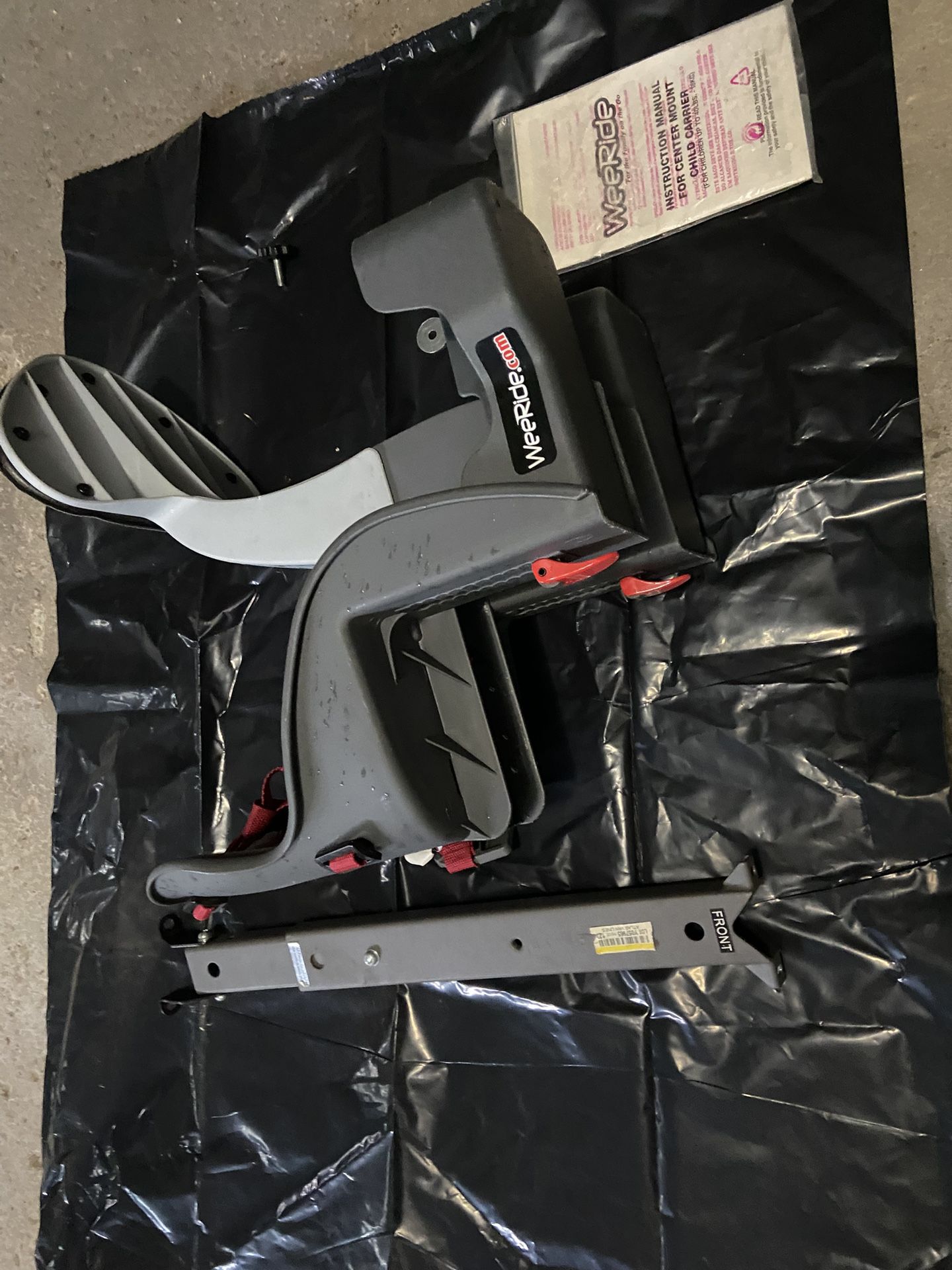 We Ride Front Child Safety Seat Carrier Bike Attachment Kit Kids Bicycles Used