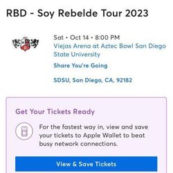 RBD TICKET