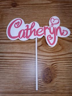 Jojo personalized name topper