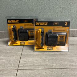 DeWalt 20V Battery And Chargers. 3AH 60WH