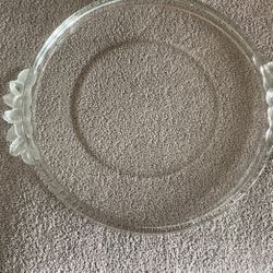 Round Glass Serving Dish