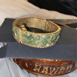 WOMEN GEMSTONE VINTAGE WIND UP WATCH!!!