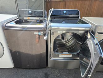 Lg Washer And Dryer Set Electric Topload