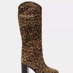 Schutz Leopard Boots 