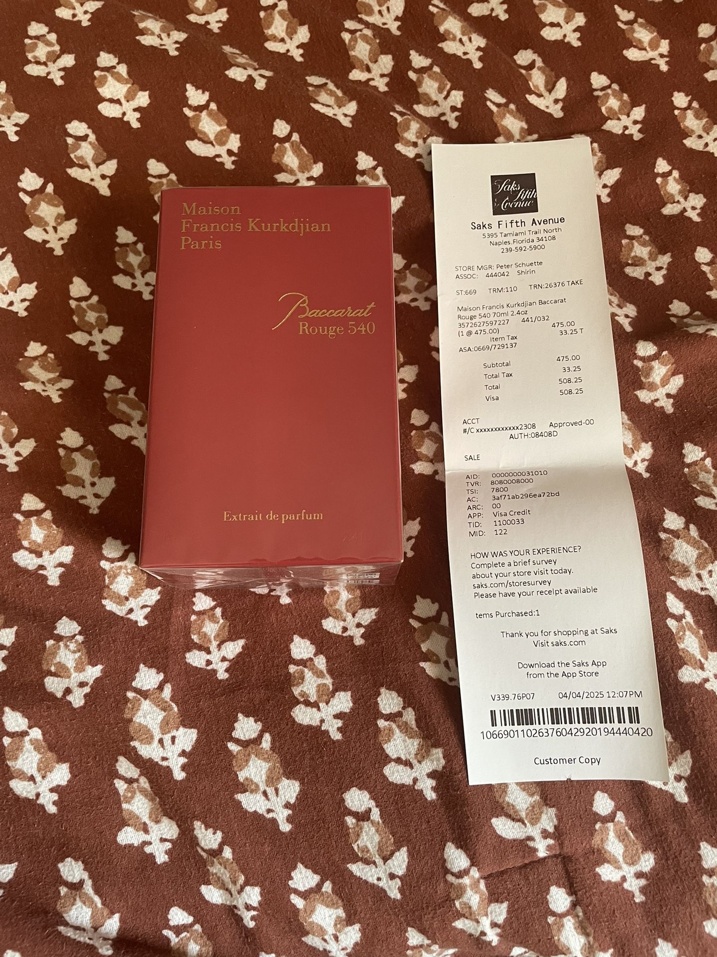 Baccarat Rouge 540 *GOOD DEAL*