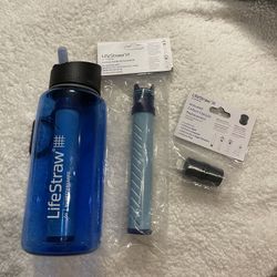 New LifeStraw Water Bottle + Filters