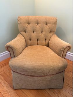 Edward Ferrell tufted chair