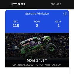 Monster Jam - Sat Jan 31, Sun Feb 1