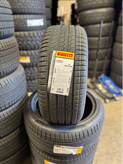 235/45/18 Pirelli 4 New Tires Installed And Balanced Included