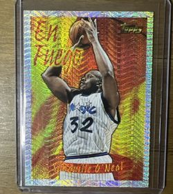 SHAQUILLE O'NEAL - ENFUEGO - Topps Seasons Best Basketball Refractor Foil Card