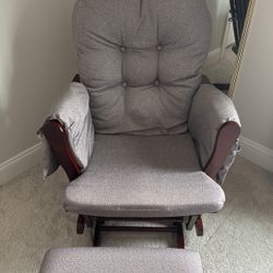 Rocking Chair With Footrest