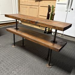 Handmade Wood TV Stand