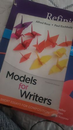 Models for writers-sold. Refining composition skills.