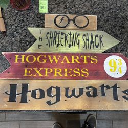 Harry Potter wood Signs