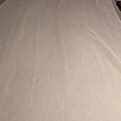 White Sheer Grommet Top Curtain Panel 42 X 63