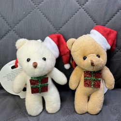 Christmas Key Chains (plushy Bear)