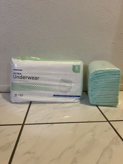 MEKESSON ULTRA Underwear Size Small With Free Liner LOT
