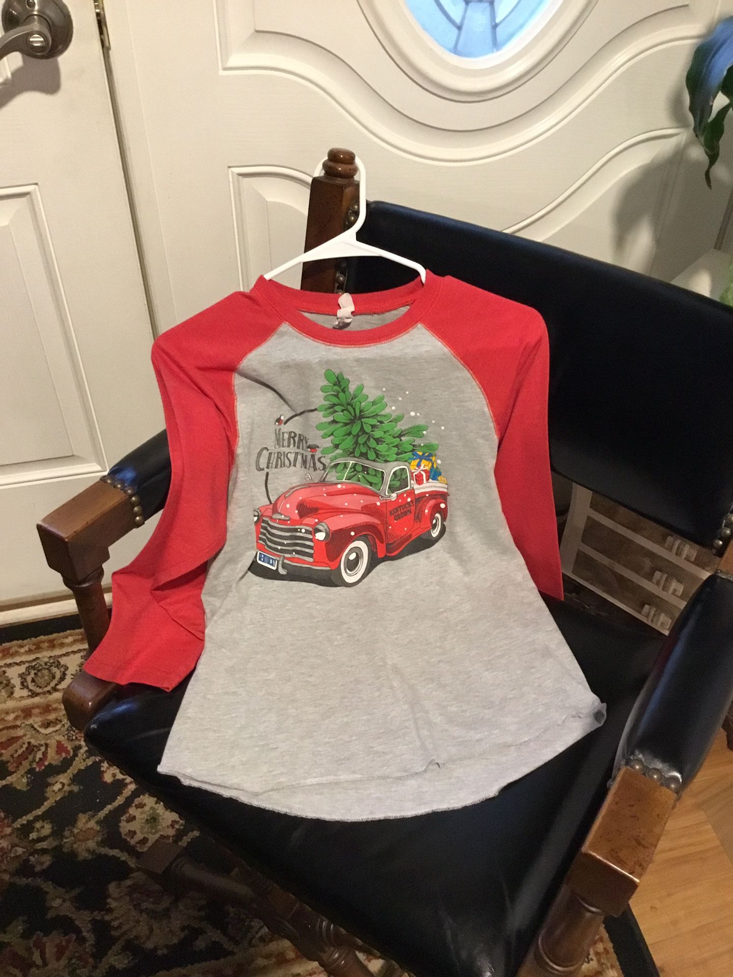 Live & Tell Merry Christmas Kentucky Grown T-Shirt Small