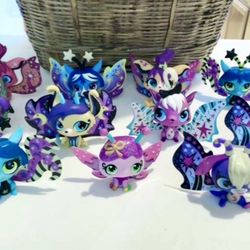 Littlest Pet Shop 11 Piece Starry Fairy Moonlite Collection 
