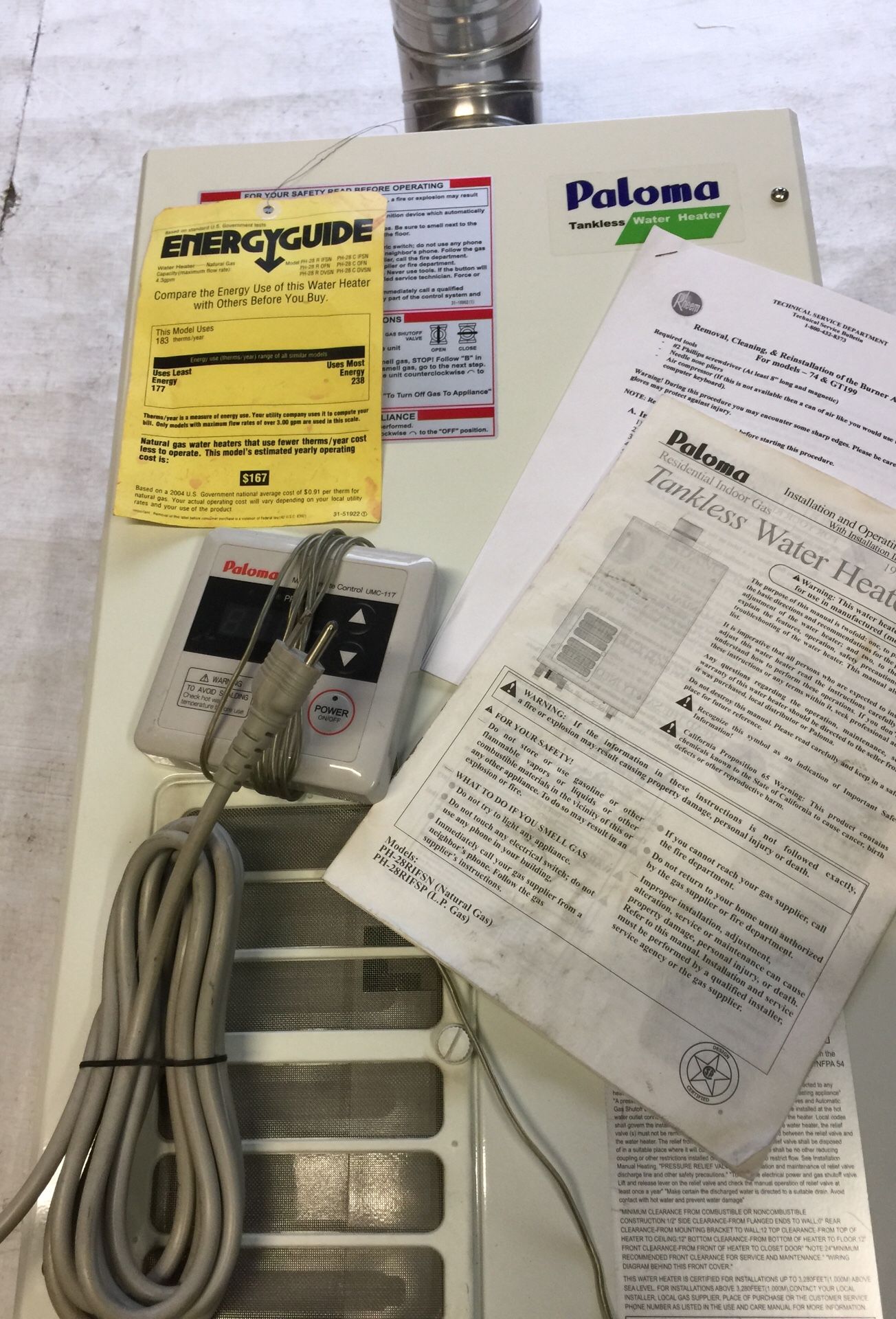 Paloma Tankless Water Heater for Sale in Kent, WA OfferUp