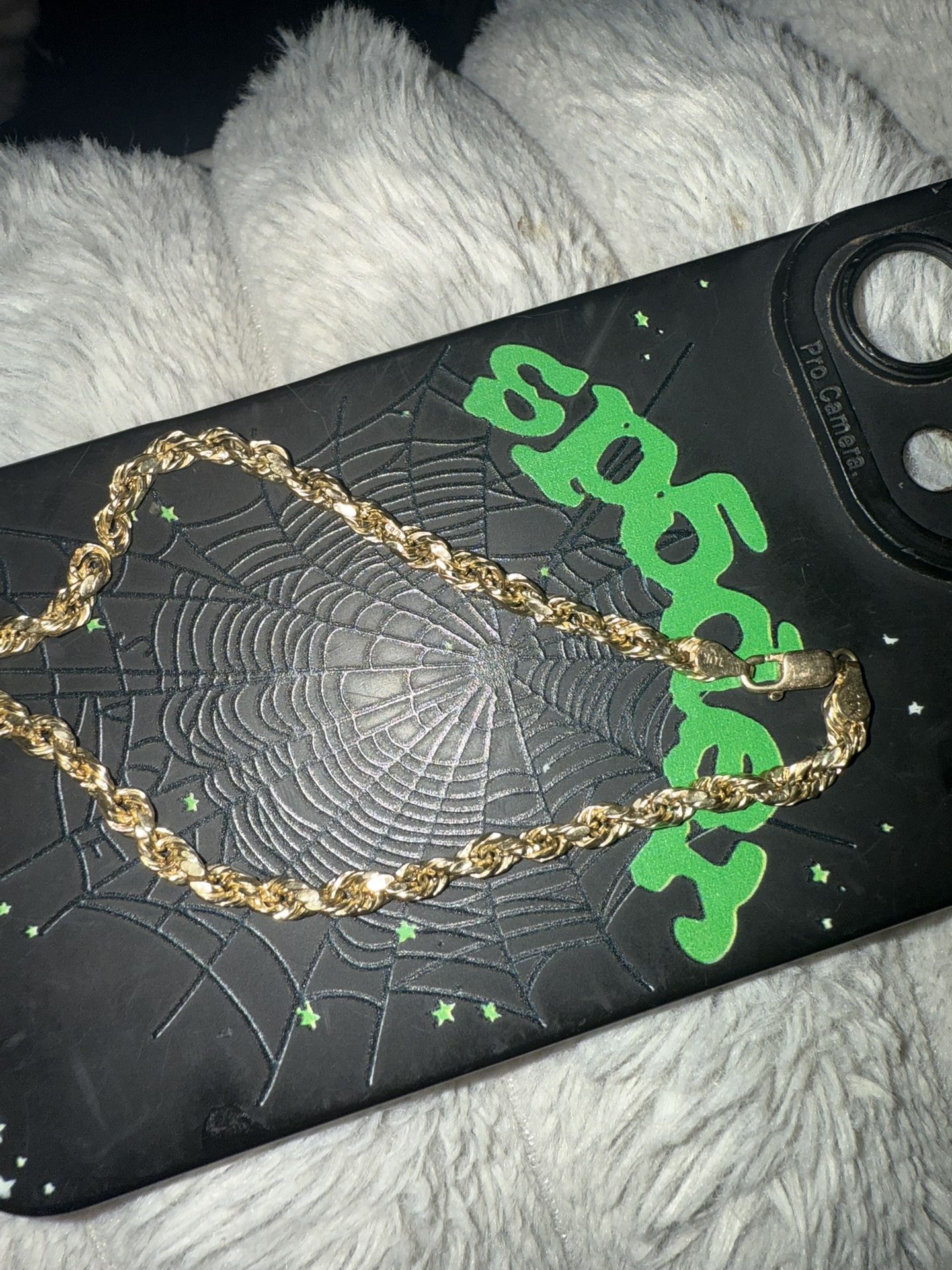 Gold Rope 10k Bracelet