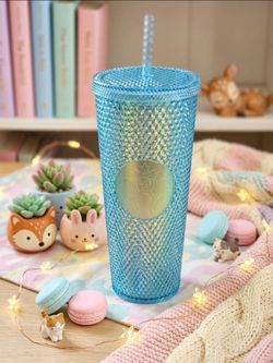 Starbucks Blue Studded Cold Cup Tumbler