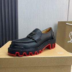 Christian Louboutin Men’s Leather Shoes With Box New 