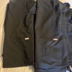 Women’s Fig Black Scrubs SMALL 