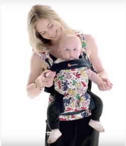 Keith Haring (Limited Edition) Ergo baby holder w/Bonus matching baby doll holder