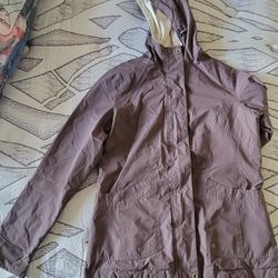 Warm Gray Rain Coat