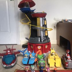 Paw Patrol Tower and vehicles-Bundle or Separate- Check Description-