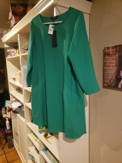 GREEN DRESS, NEW