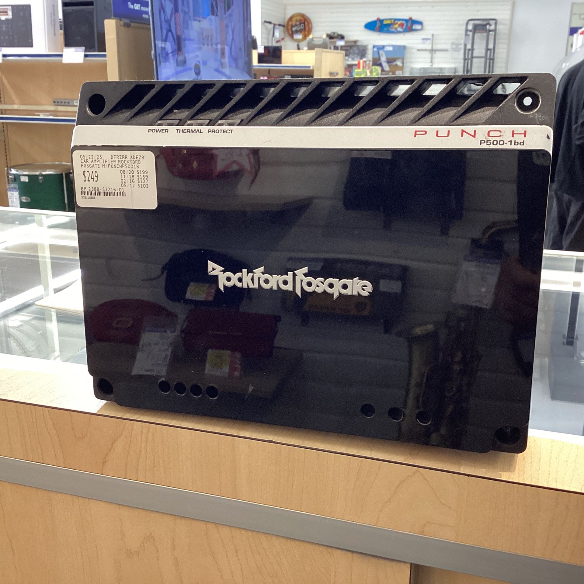 Rockford Fosgate Car Amplifier Punch P500-1bd