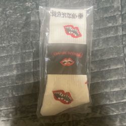 Chrome heart socks