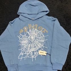 Light Blue Spider Hoodie 