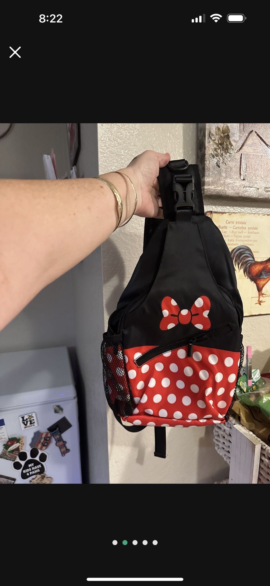 New Minnie, Mouse Backpack/Side Packs