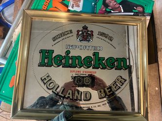 Heineken Holland Beer Vintage Bar Mirror
