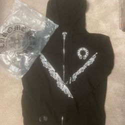 Chrome hearts Black Zip Up