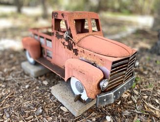 Rustic Antique All Metal Truck Yard Decor