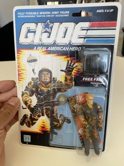 GI Joe A Real American Hero Free Fall Paratrooper Command Ring Inside 1990